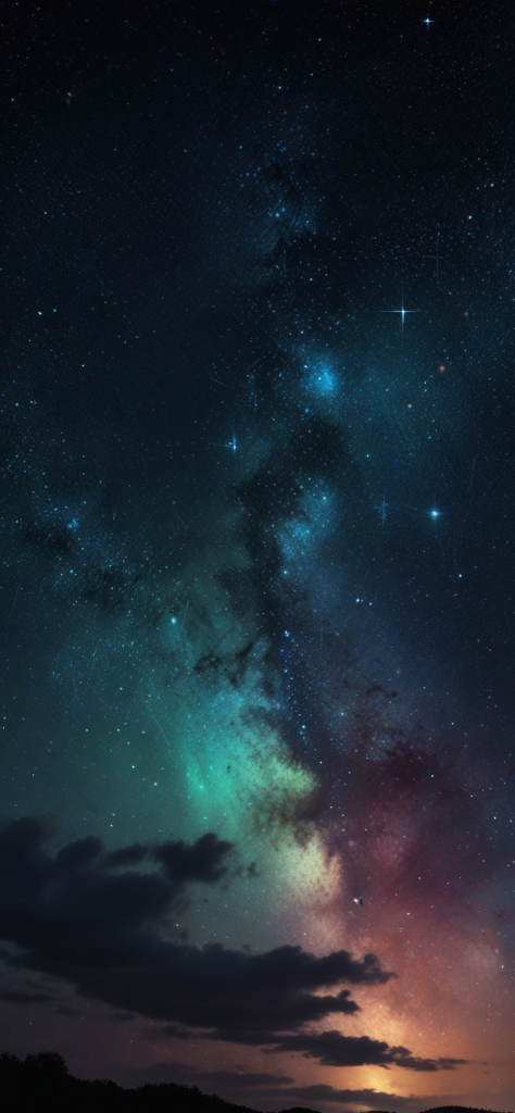Fondo de pantalla de el cielo con estrellas