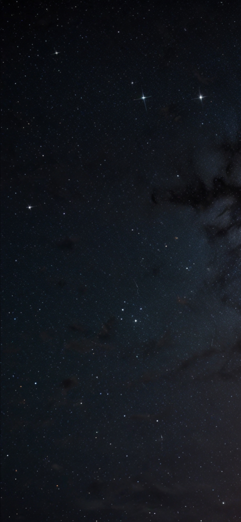 Fondo de pantalla del cielo con estrellas aesthetic en 4k