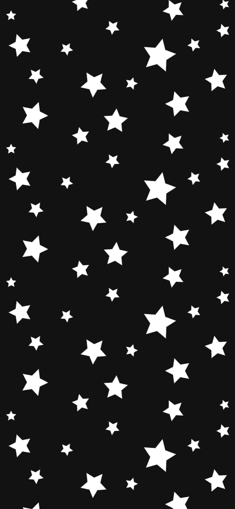 Fondo de pantalla de estrellas blancas con fondo negro