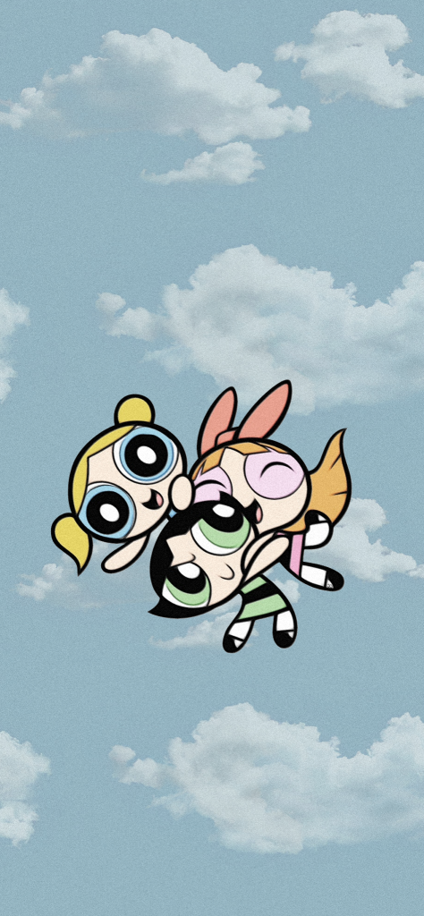 Fondo de pantalla aesthetic de las chicas superpoderosas