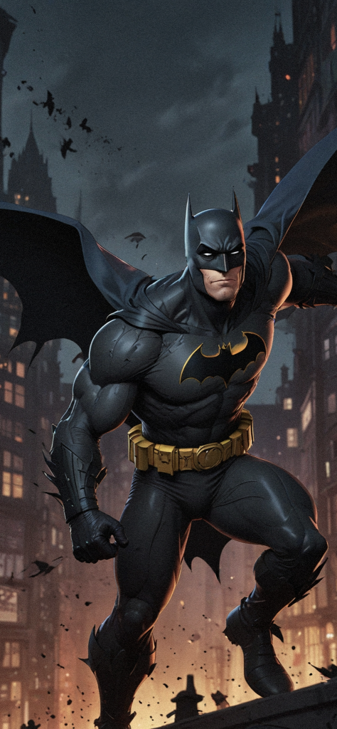 Fondo de pantalla de batman en 3d aesthetic