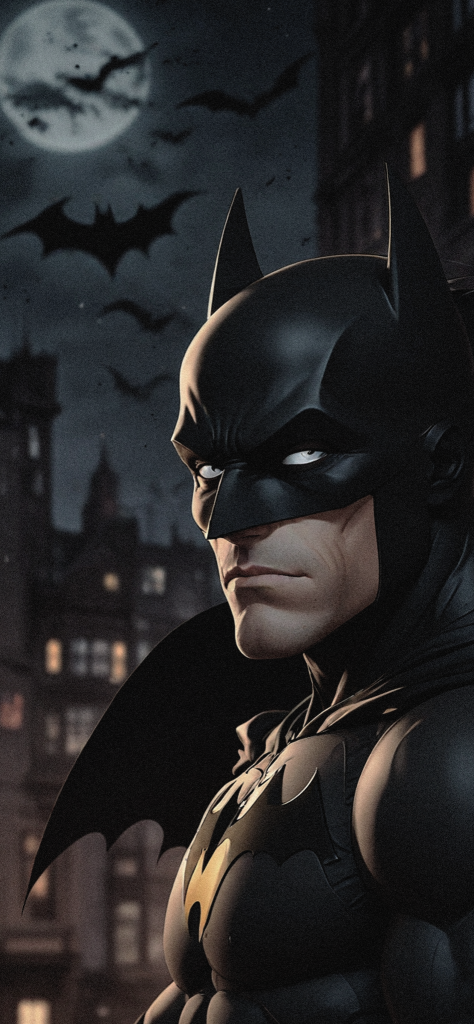 Fondo de pantalla de batman enojado en 3d