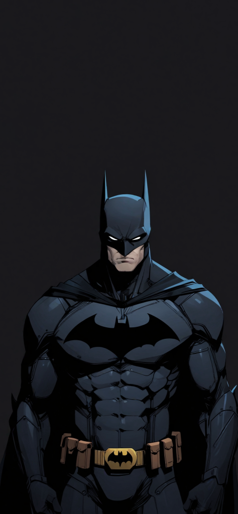 Fondo de pantalla de batman con fondo negro