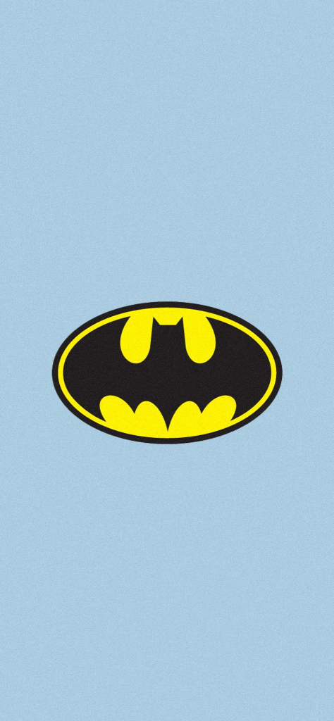 Fondo de pantalla del logo de batman con fondo azul para hombre