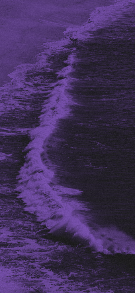 fondo de pantalla morado con negro del mar